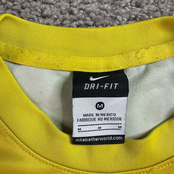 Club America Aguilas Jersey Mens Medium Yellow Black Soccer Futbol Read - Picture 5 of 16